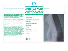 Tablet Screenshot of amritavanveldhoven.nl